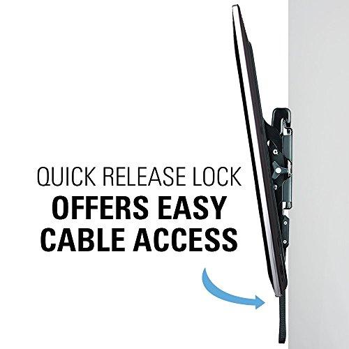 Sanus Sanus Universal Low Profile Tilt TV Wall Mount for 37" - 80" LED, LCD & Plasma TVs, Eliminates Glare with 10º of Tilt & Post-Install Adjustments - 3 Step Install - Safety Certified - MLT14-B1