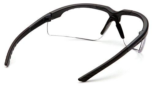 Pyramex Safety Pyramex Reatta Safety Eyewear, Clear Anti-Fog Lens With Charcoal Frame