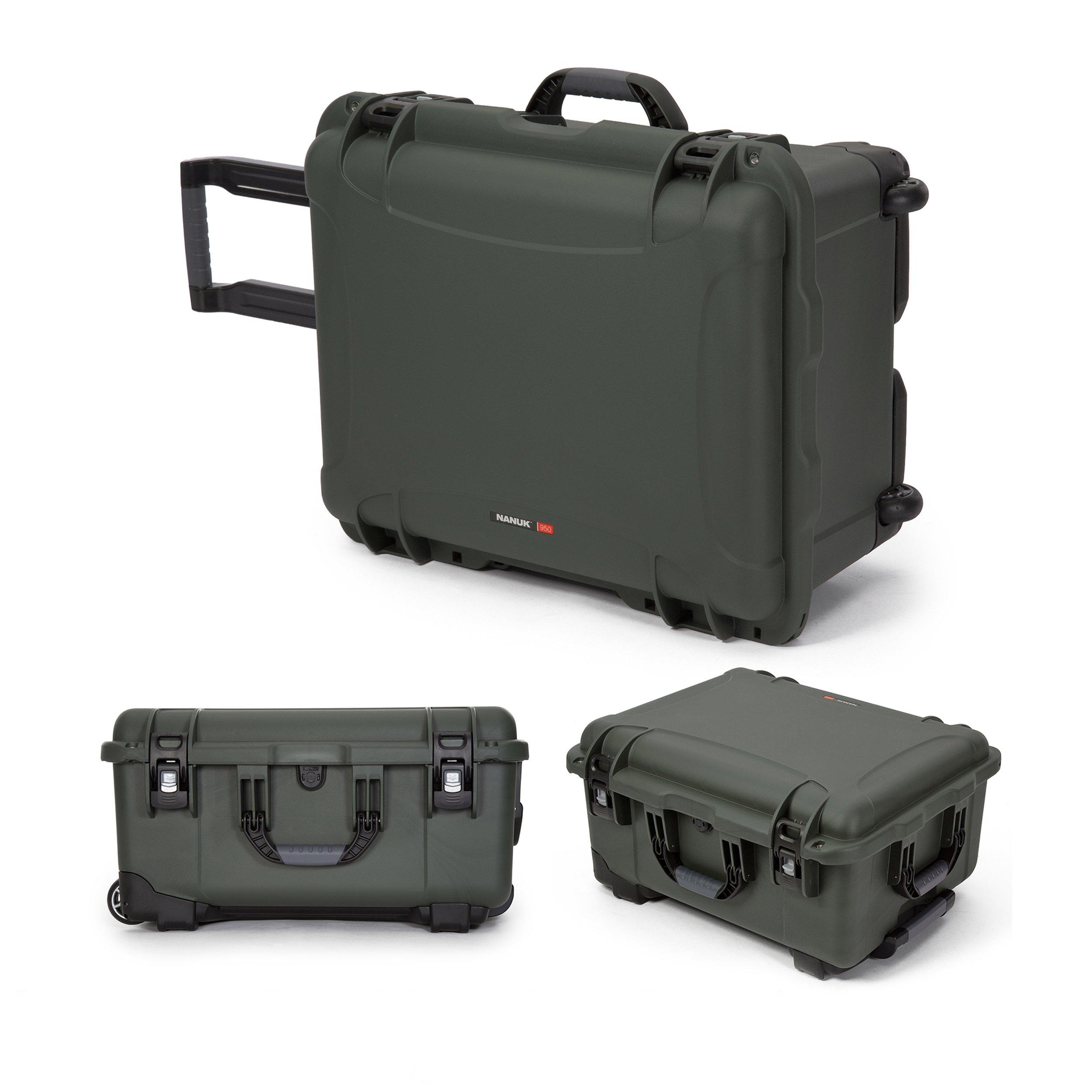 Nanuk Nanuk 950 Waterproof Hard Case with Foam Insert for DJI Phantom 4 RTK - Olive