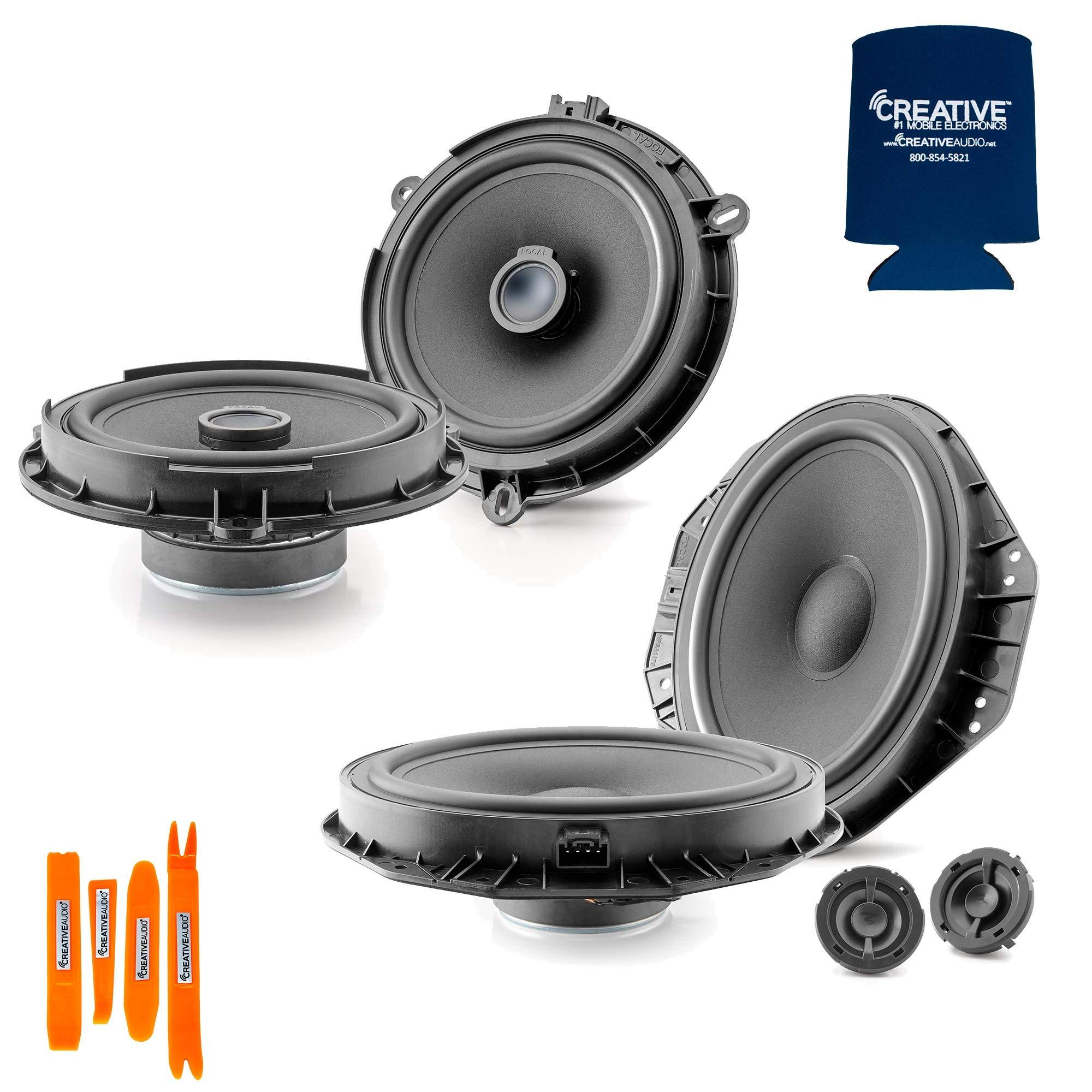 Focal Focal Bundle: 1 Pair of Focal IS690 2-Way 6x9 Component Kit and 1 Pair of Focal IC165 2-Way 6.5 Coaxial Kit