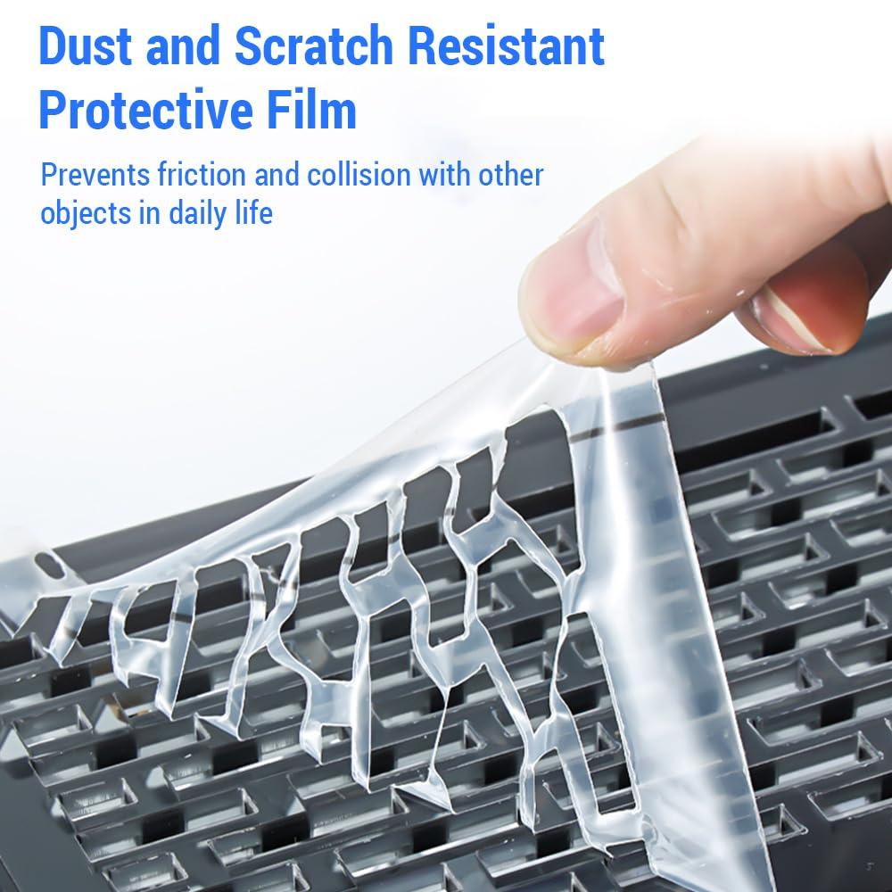 SENECESLI Mini ITX Case, Mini PC Case with 6 Sided Hollow, Side Transparent Door, ITX Computer Gaming Case, Small Form Factor PC Case (Transparent)