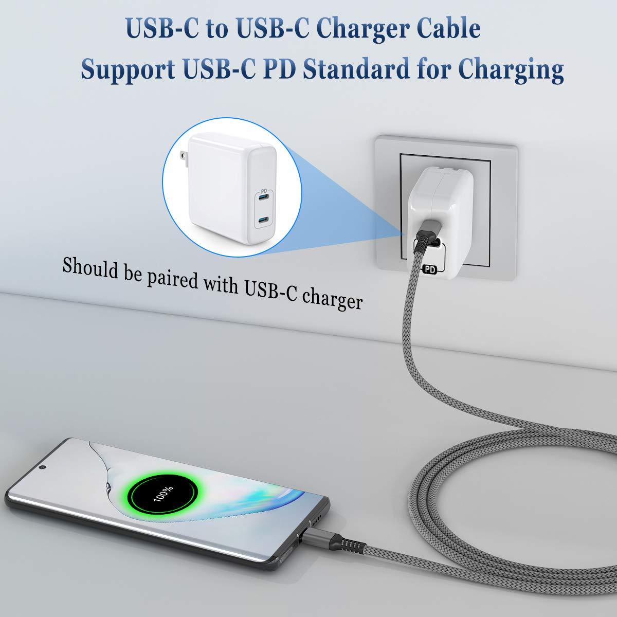 Basesailor Basesailor USB to USB C Adapter Bundle with USB C to C 100W Cable, Compatible with MacBook Pro,iPad Air 4 5 5th Mini 6 Generation,Surface Go 2,Samsung Galaxy S20 S21 S22