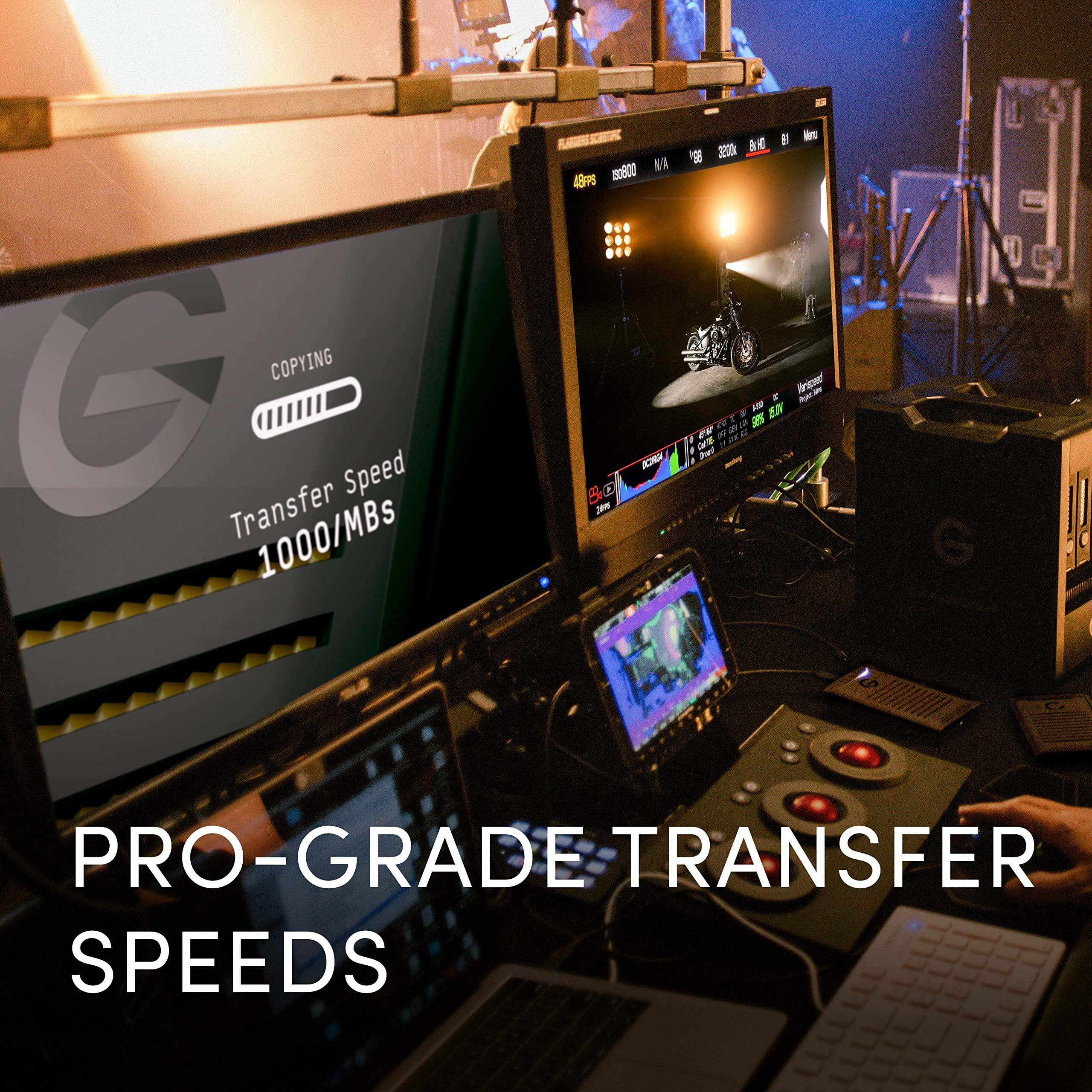 SanDisk Professional SanDisk Professional 4TB G-Drive ArmorLock SSD - Encrypted NVMe Solid State Drive, 1000MB/s, USB-C, High-Level Security, Ultra Rugged - SDPS41A-004T-GBANB