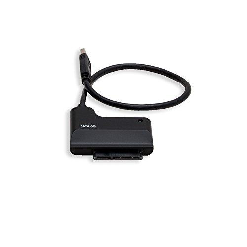IO CREST IO Crest SY-ADA20079 USB 3.0 to SATA III Adapter Cable for 2.5" Hard Drive HDD or SSD, Black