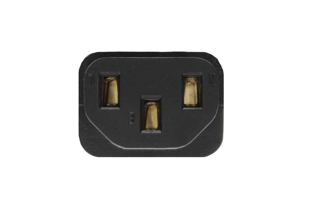 SF Cable SF Cable 6ft Standard Computer Power Cord NEMA 5-15P to IEC 320 C13-18 AWG Replacement AC Power Cable for PC or Monitor - 125V, 10A, Yellow