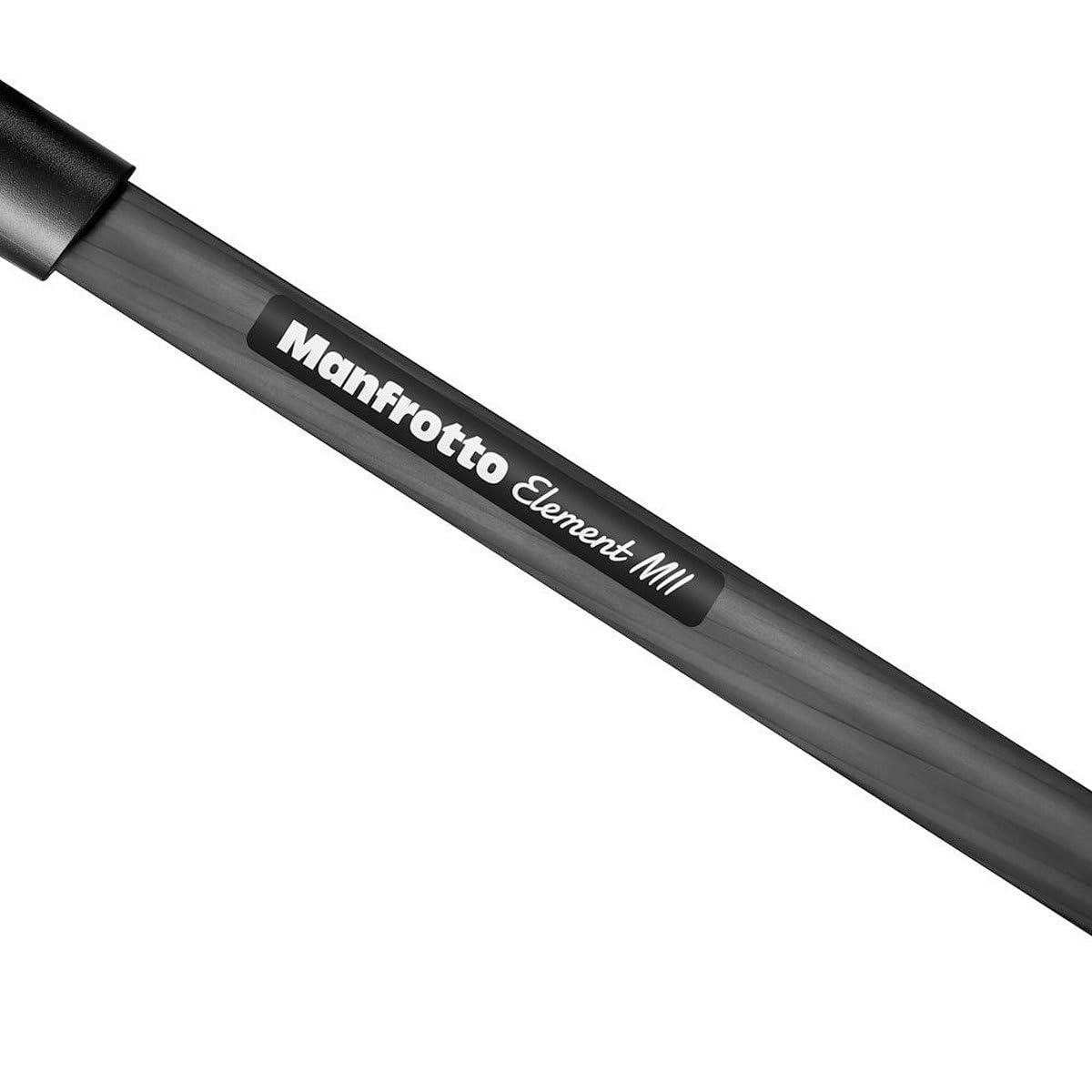 Manfrotto Manfrotto Element MII Mobile Bluetooth 4-Section Carbon Fiber Traveler Tripod, Black