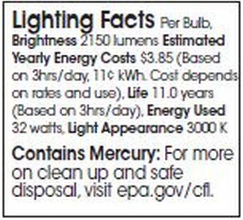 TCP TCP 4893230k 32-watt 3000-Kelvin Full Springlamp CFL Light Bulb