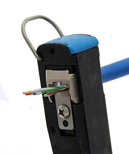 Ideal Industries IDEAL Electrical 85-385 Unshielded Feed-Thru Modular Plug, Cable Connector for CAT6A/6 Unshielded Cables, 50 Connectors