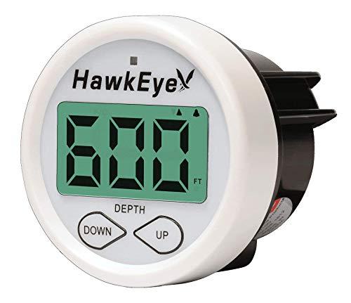Hawkeye DepthTrax 2B Boat Mount In Dash Digital Depth Finder