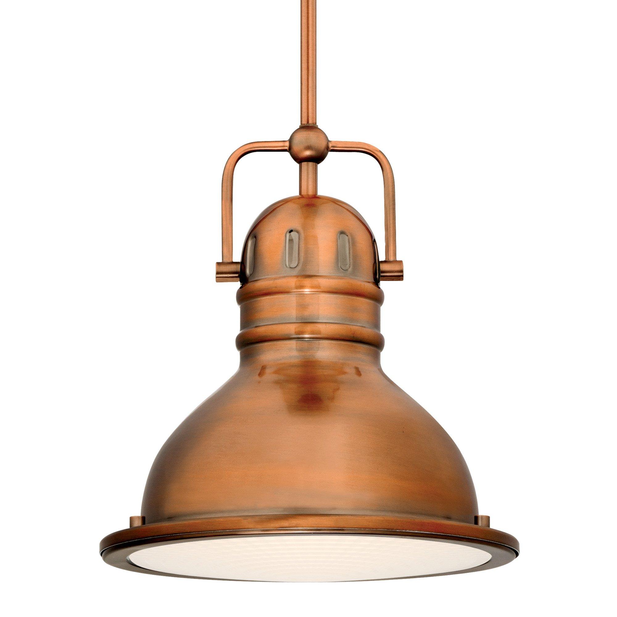 Westinghouse Lighting Westinghouse 63084A Boswell Pendant, Mini, Washed Copper