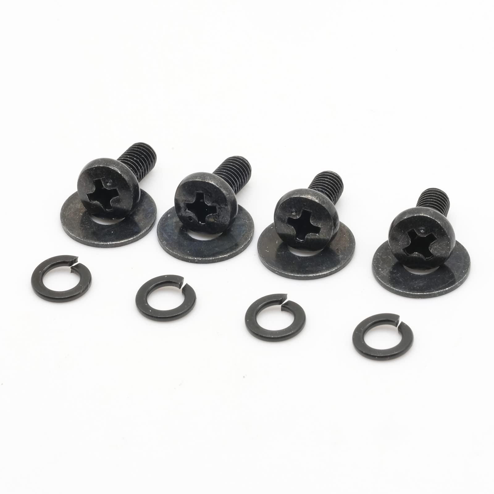 ReplacementScrews ReplacementScrews VESA Compatible M4 10mm TV/Monitor Wall Mount Screws for 75x75mm and 100x100mm Brackets. Metric Screws & Washers for Mounting Any TV/Monitor Brand.