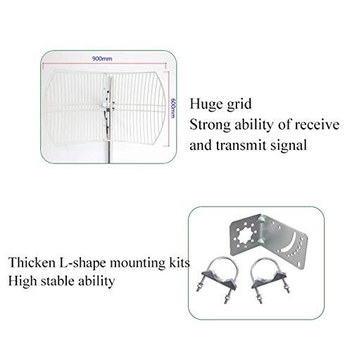 SIGNALPLUS signalplus Outdoor 868MHz GSM CDMA parabolic Grid Cellular Antenna 5G-Remote Signal Receiver 806~960MHz GSM Repeater Signal Amplifier Booster