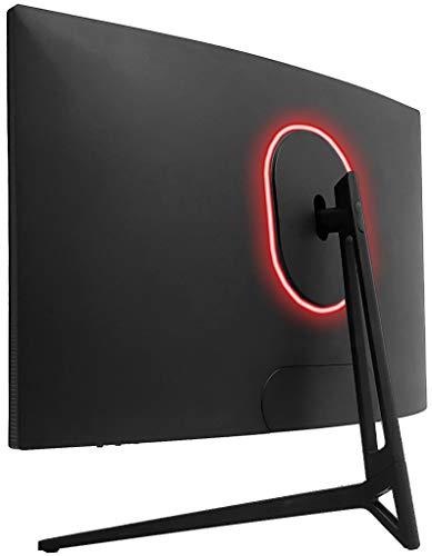Sceptre Sceptre Curved 24" FHD 1080p Gaming LED Monitor R1200 HDMI DisplayPort 165Hz 144Hz FreeSync G-Sync Compatible, Edgeless Build-in Speakers Machine Black 2021 (C248B-1858RN)