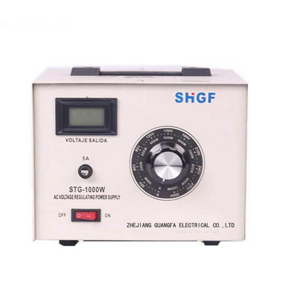 NICE CHOOSE STG-1000W Single Phase AC Autotransformer Voltage Regulator Powerstat 0-300V Adjustable Voltage Transformer Converter