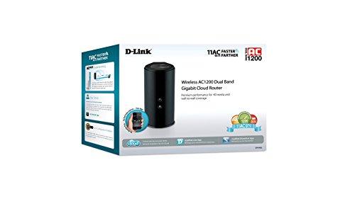 D-Link D-Link Wireless AC Smartbeam 1200 Mbps Home Cloud App-Enabled Dual-Band Gigabit Router (DIR-860L)