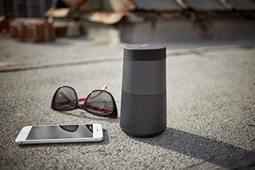Bose The Bose SoundLink Revolve, the Portable Bluetooth Speaker with 360 Wireless Surround Sound, Triple Black