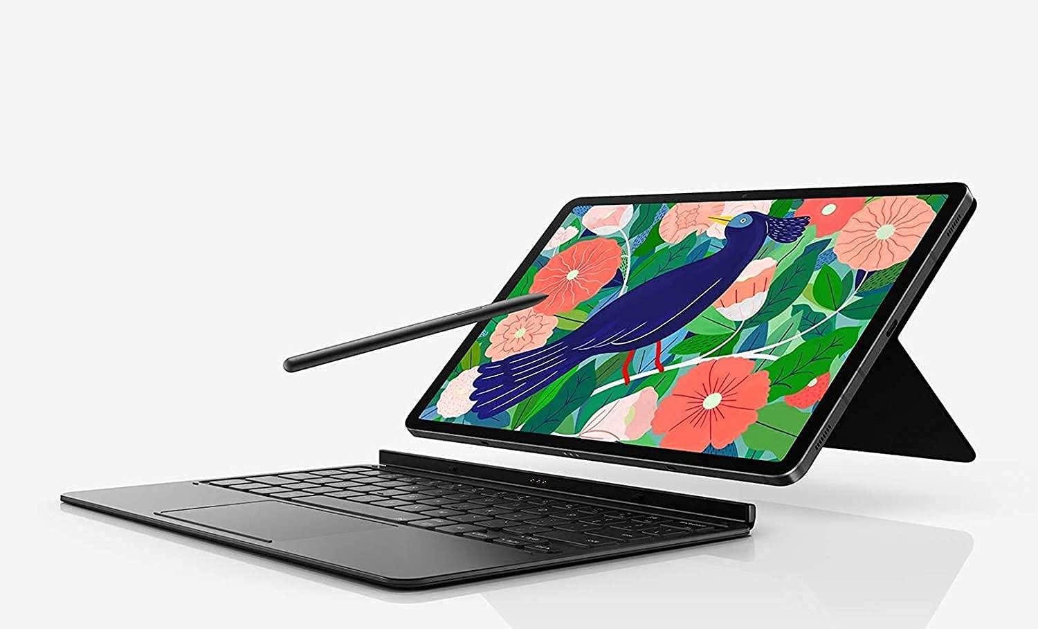 ULK Tab S7 / S7+ S Pen Replacement Stylus Pen for Samsung Galaxy Tab S7 / S7 Plus/ S7 FE (EJ-PT870) + Tips/Nibs (Without Bluetooth) (Black)