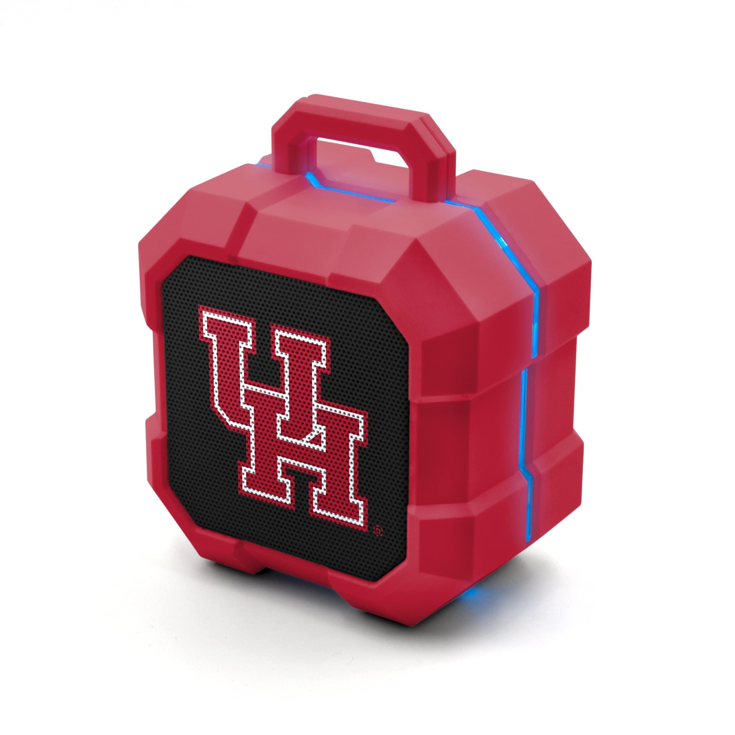 SOAR SOAR NCAA Shockbox LED Wireless Bluetooth Speaker, Houston Cougars
