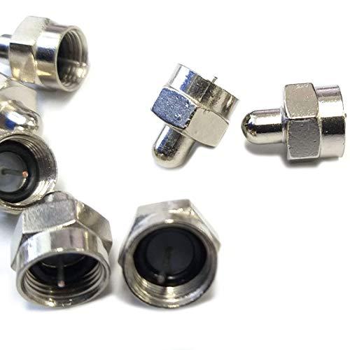 GARASANI 10 Pack Termination of a 75 Ohm Type F line, Commonly Found Type F Connector widely Used