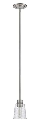 Z-Lite Z-Lite 464MP-BN 1 Light Mini Pendant, Brushed Nickel