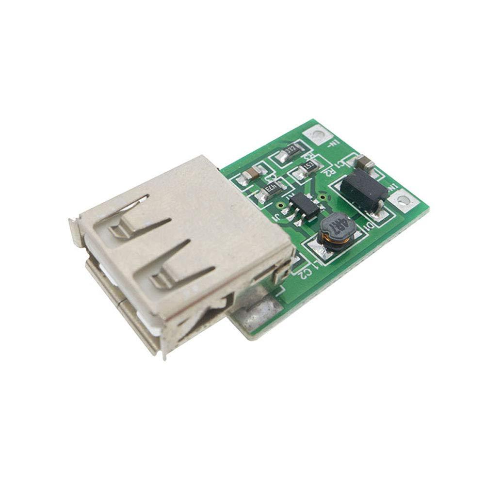 Stayhome365 Stayhome 1pcs 0.9V-5V to 5V 600MA USB Output Charger Step up Power Module Mini DC-DC Boost Converter Green