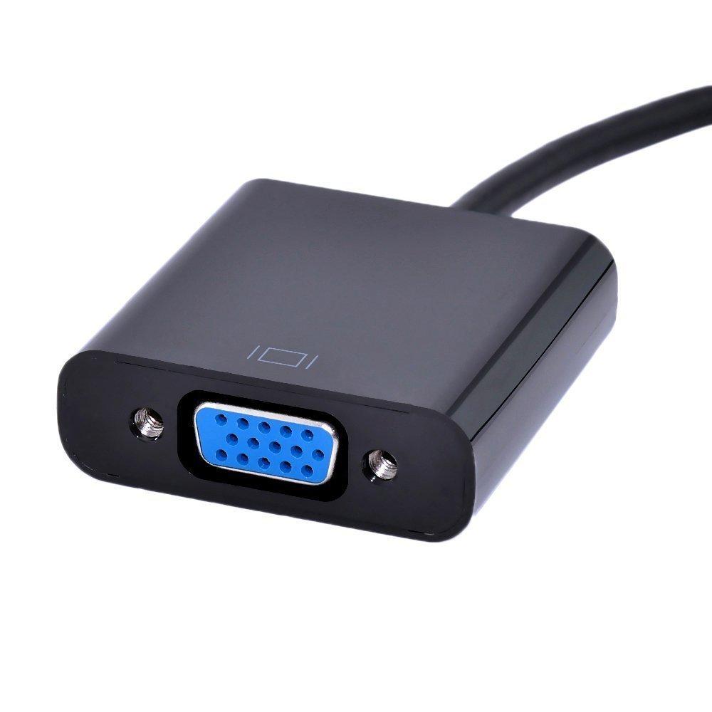 AYAGROUP AYA 9" HDMI Male to VGA Female (15-Pin) Video Converter Adapter 1080p for PC, TV, Notebooks