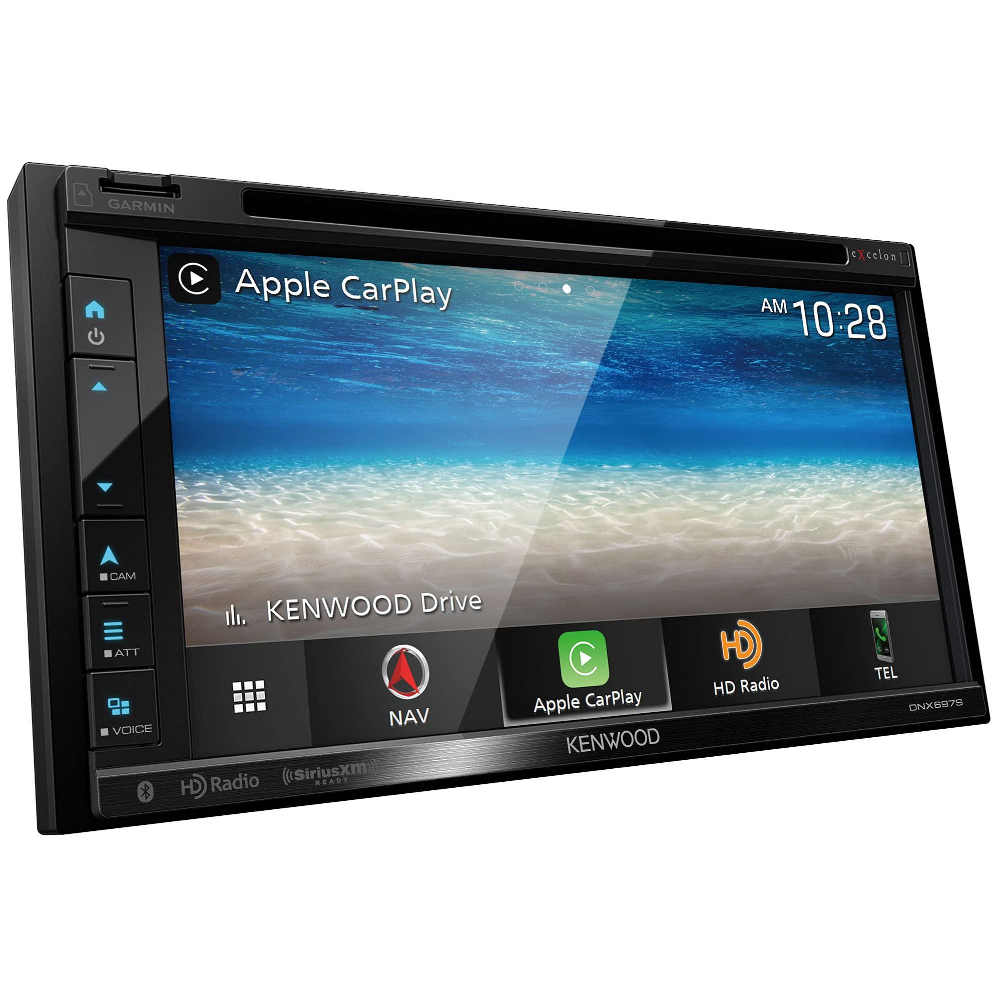 Kenwood Kenwood DNX697S 6.8" CD/DVD Garmin Navigation Touchscreen Receiver w/Apple CarPlay and Android Auto