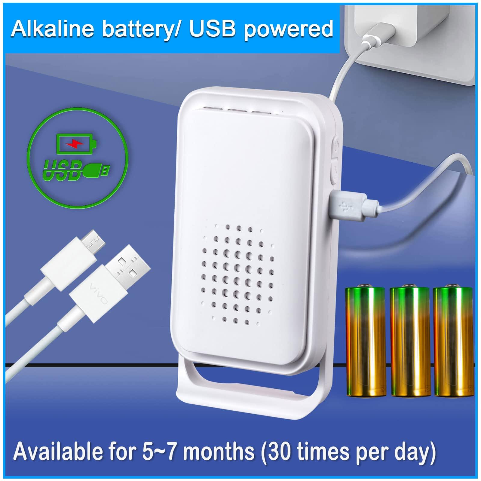 Actpe Wireless Motion Sensor Door Chime: Business Entry Doorbell Indoor Motion Detector Buzzer Monitor for Store Home Entrance Alert Bell, Bed Alarm for Elderly - LED Indicator & Vibration