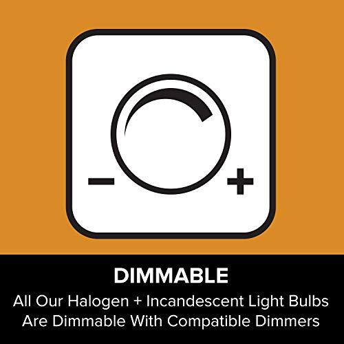 12Vmonster 10 Pack GY6.35 12 Volt Clear Dimmable T4 Q35/GY6.35/CL/12V 35 Watt 35W Halogen Light Bulb Under Cabinet Type JC Lighting Kitchen Low Voltage Landscaping Lighting Fixture Landscape G6.35 12V Bi-Pin