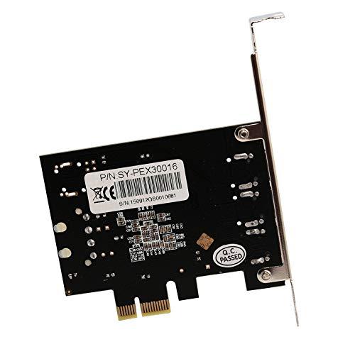 Syba Syba SY-PEX30016 3 Port IEEE 1394 Firewire 1394B & 1394A PCIe 1.1 x1 Card TI XIO2213B Chipset Requires Legacy Driver for Windows 8 10