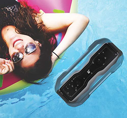 Altec Lansing Altec Lansing ROCKBOX XL Wireless Bluetooth Speaker, Portable Waterproof Speaker with 20 Hour Playtime and 5 Illuminating LED Light Modes, Floating Wireless Speaker for Indoors and Outdoors