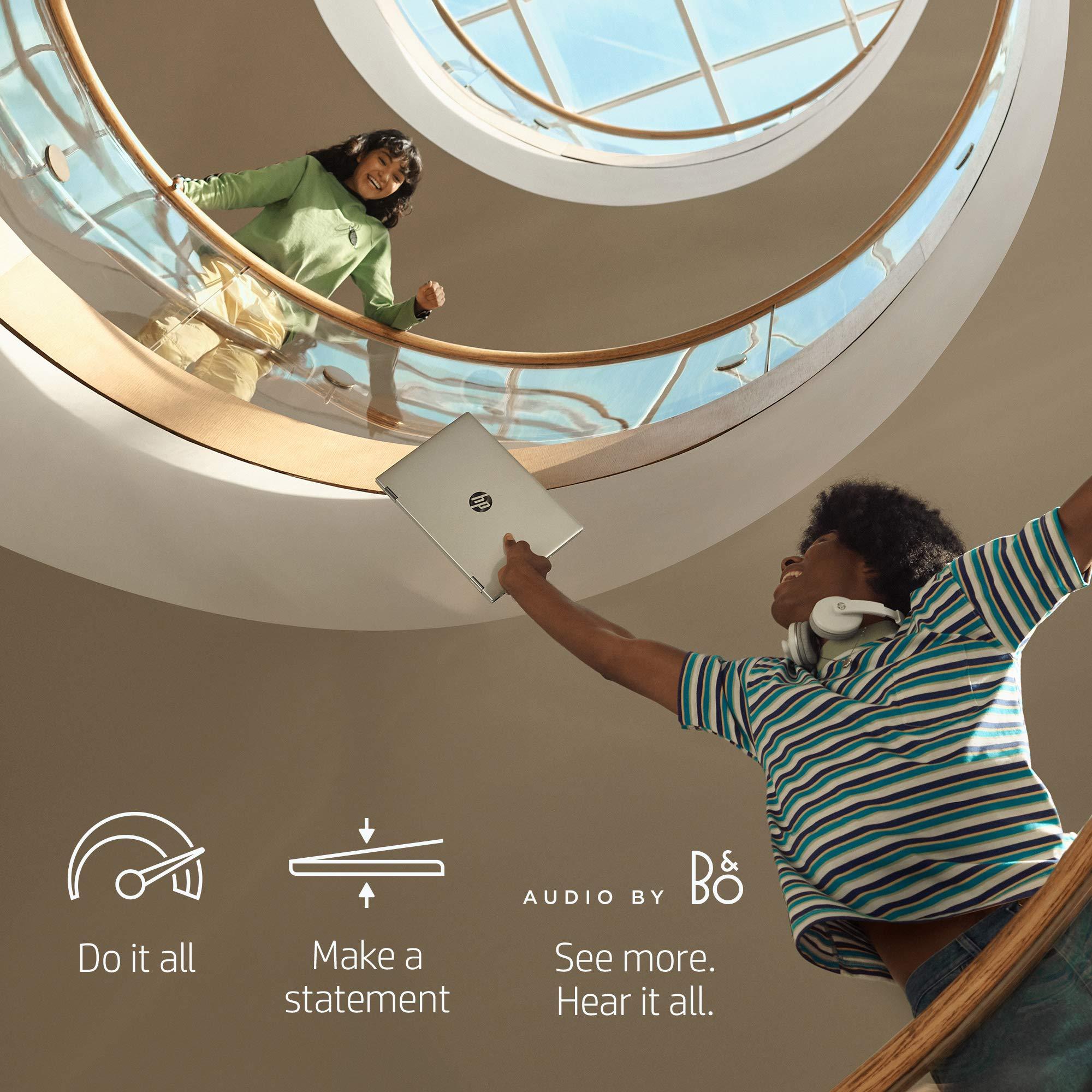 HP HP Pavilion x360 14 Convertible 2-in-1 Laptop, 14 HD Touchscreen Display, Intel Core i5, 8 GB DDR4 RAM, 512 GB SSD Storage, Windows 10 Home, Backlit Keyboard (14-dh2010nr, 2020 Model)