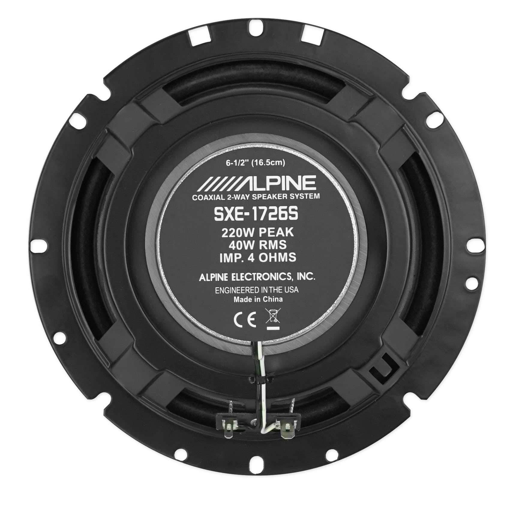 Alpine Alpine 2-Pairs SXE-1726S 6.5\" Coax Speakers