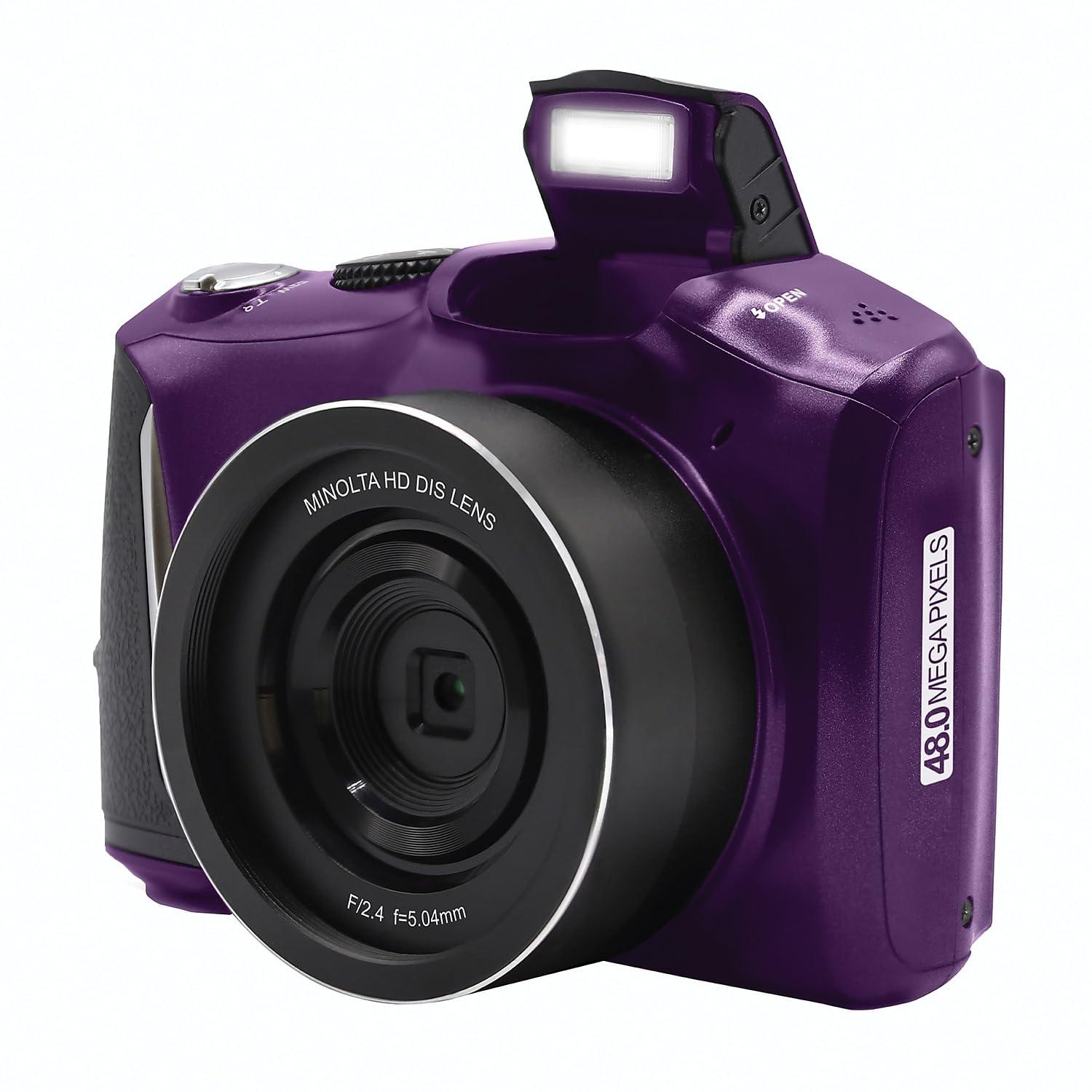 Minolta Minolta MND50 48 MP / 4K Ultra HD Digital Camera (Purple)