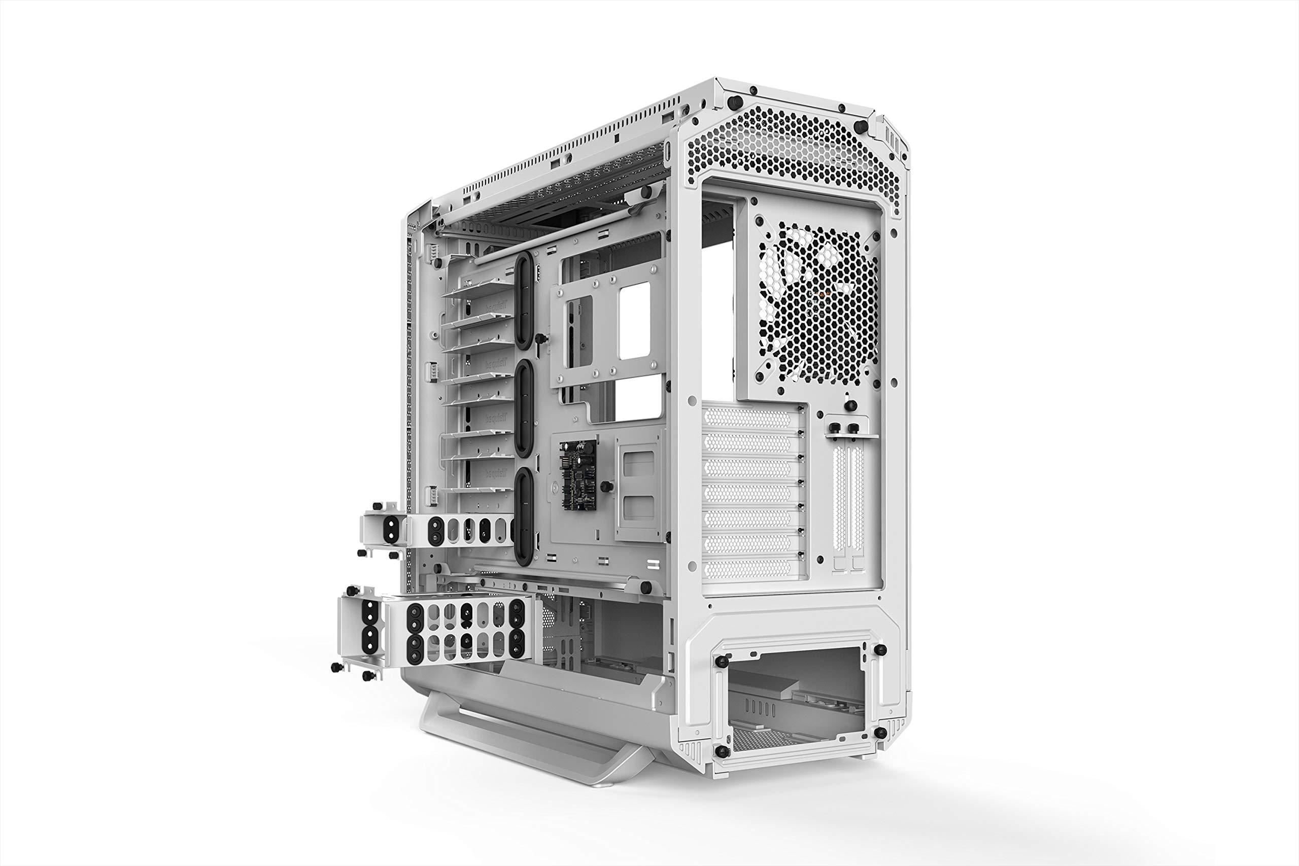 be quiet! be quiet! Silent Base 802 Window ATX Midi Tower PC Case| 3 Pre-Installed Pure Wings 2 Fans | Sound Insulated | Tempered Glass Window | White