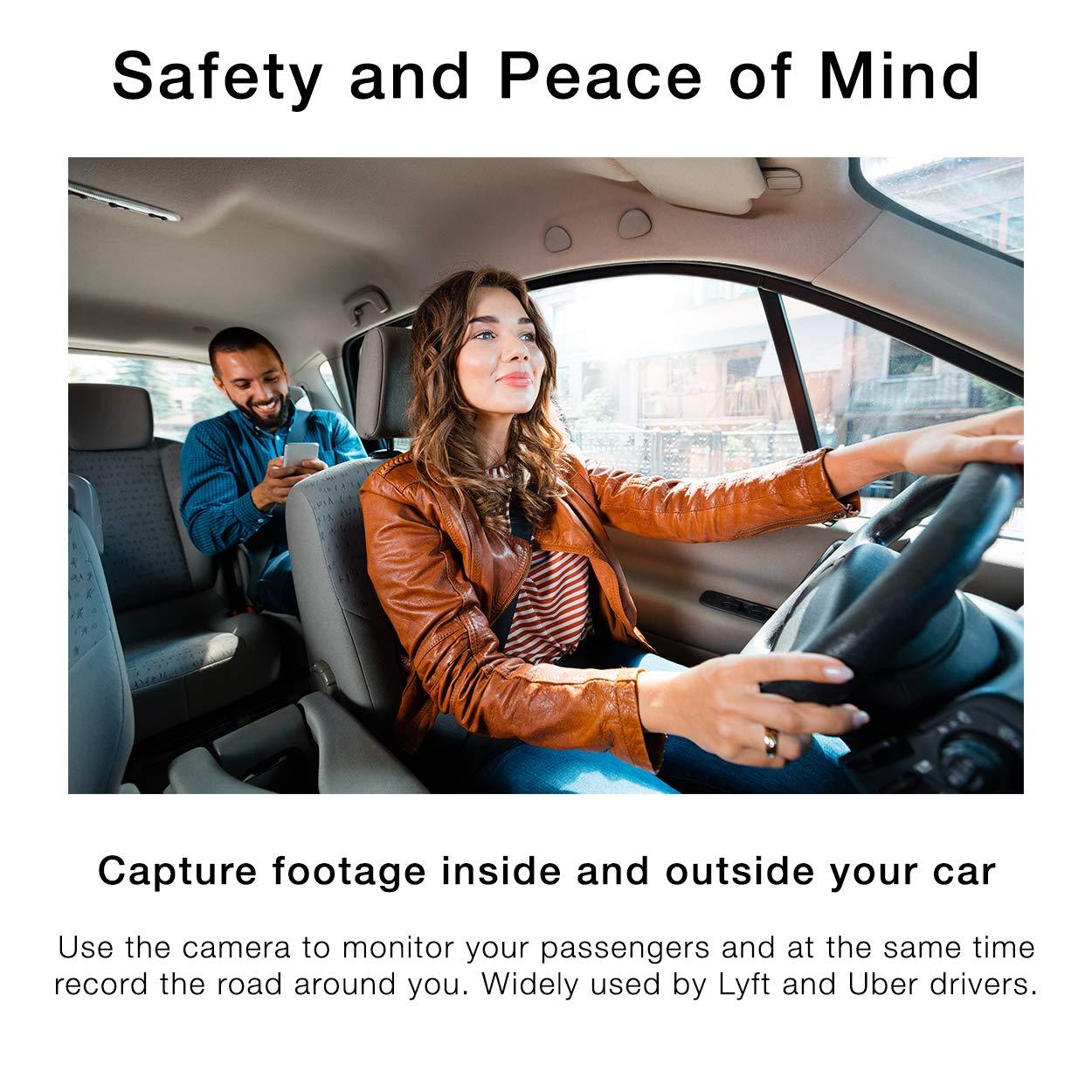 Razo RAZO DC3000A d’Action 360, 360 Degree Dash Cam: 4K Dash Camera for Car with Built-in WiFi and GPS, Sony Video Sensor, WDR, 3-Axis G-Sensor, Stereo Microphone, Complete Car Camera Video Security