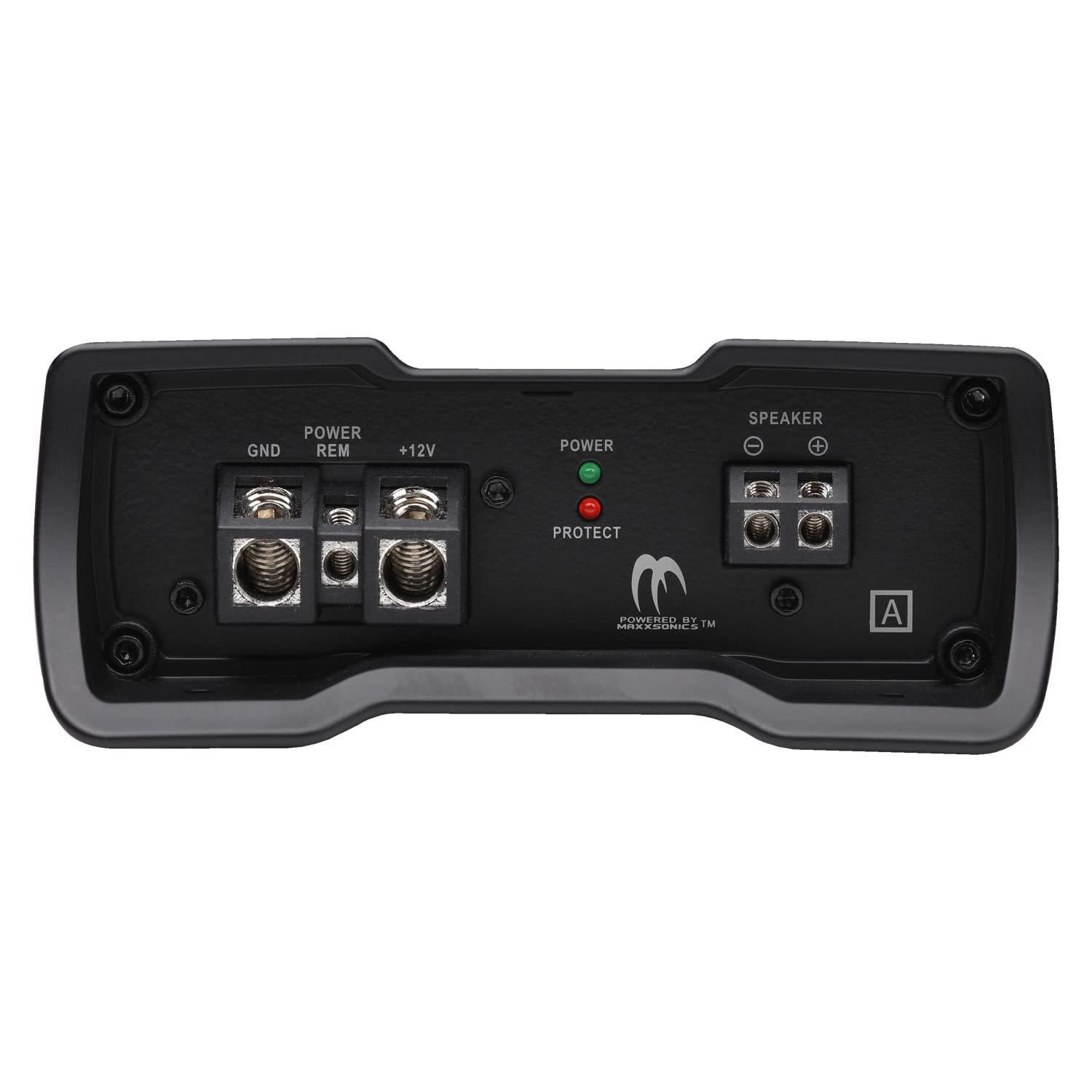 Autotek Autotek MM-2025.1D Mean Machine 2000 Watt Amplifier, 1-Ohm Stable Compact Mono Amplifier, Bass Remote Included