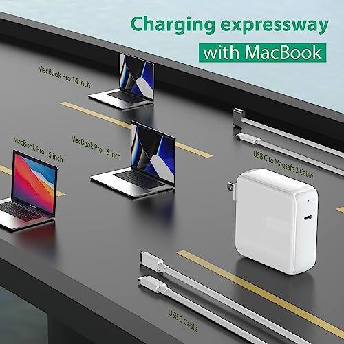 IFEART 96W USB C Charger for MacBook Pro 16, 15, 14, 13 inch 2024, 2023, 2022, 2021, M3 M2 M1 MacBook Air, USBC Laptop Power Adapter, iPad, LED, 6.6ft 5A Cable Charging as Fast as Original Quality