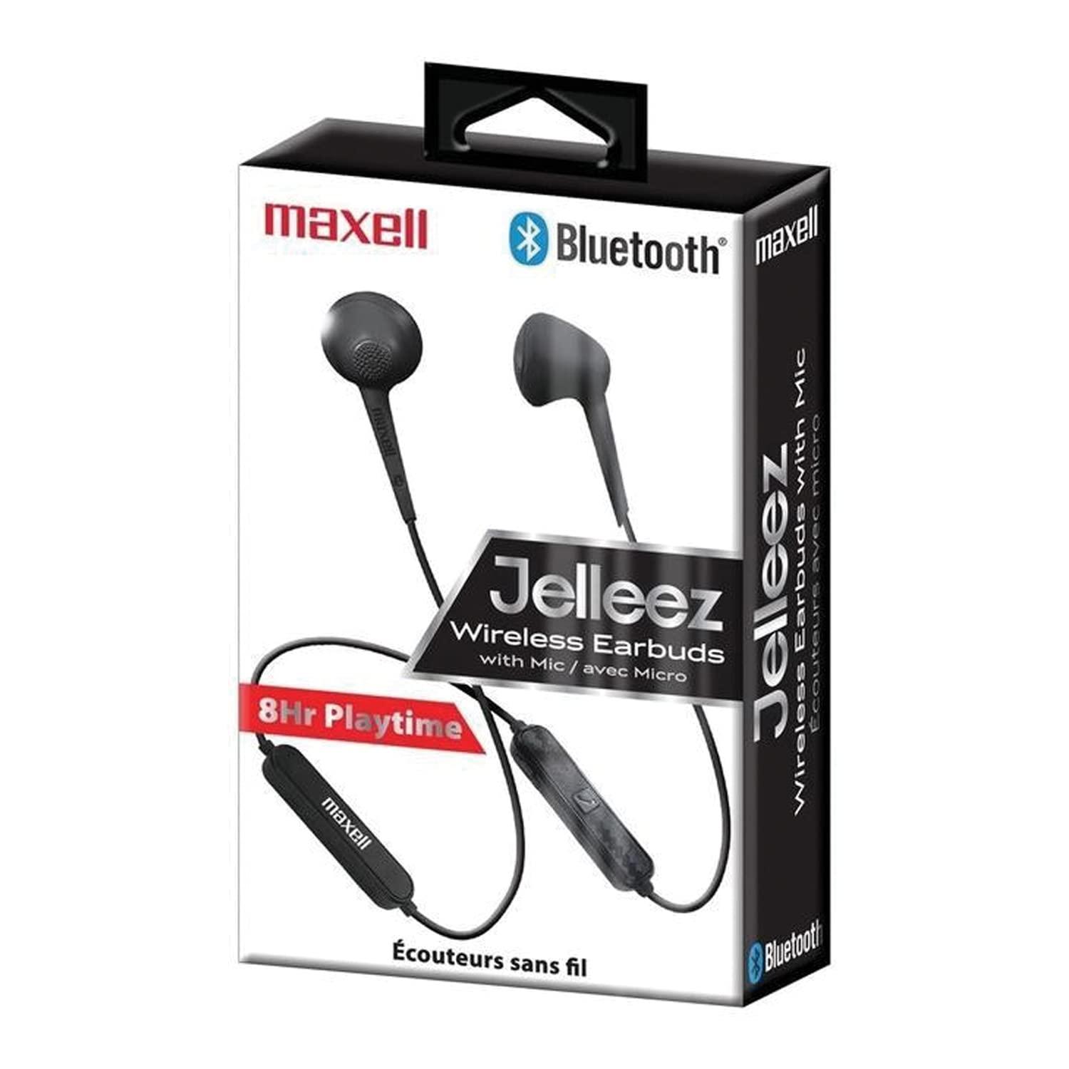 Maxell Maxell Jelleez Earbuds, Black
