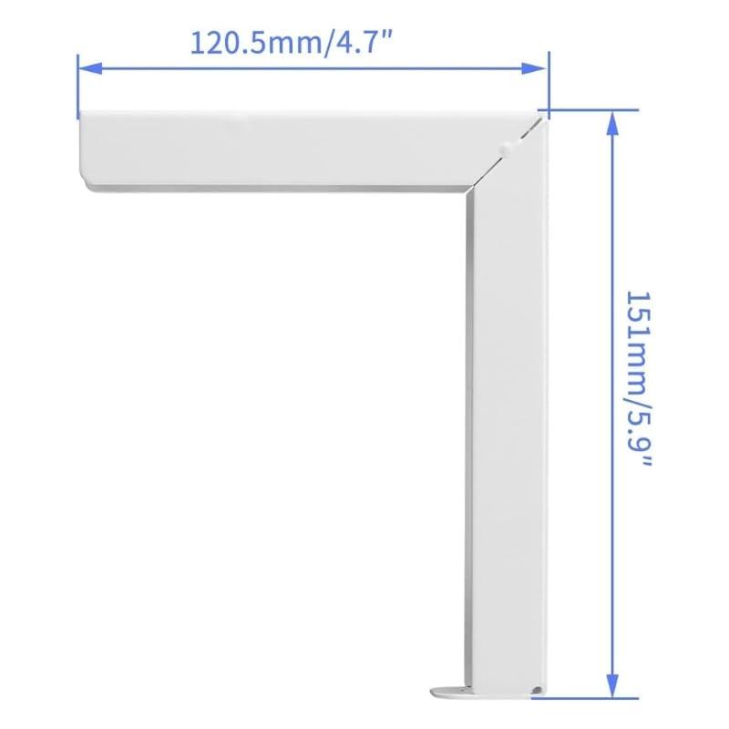 PHTJALIF Projector Screen Wall Mount L-Shaped Bracket Wall Mount Adjustable