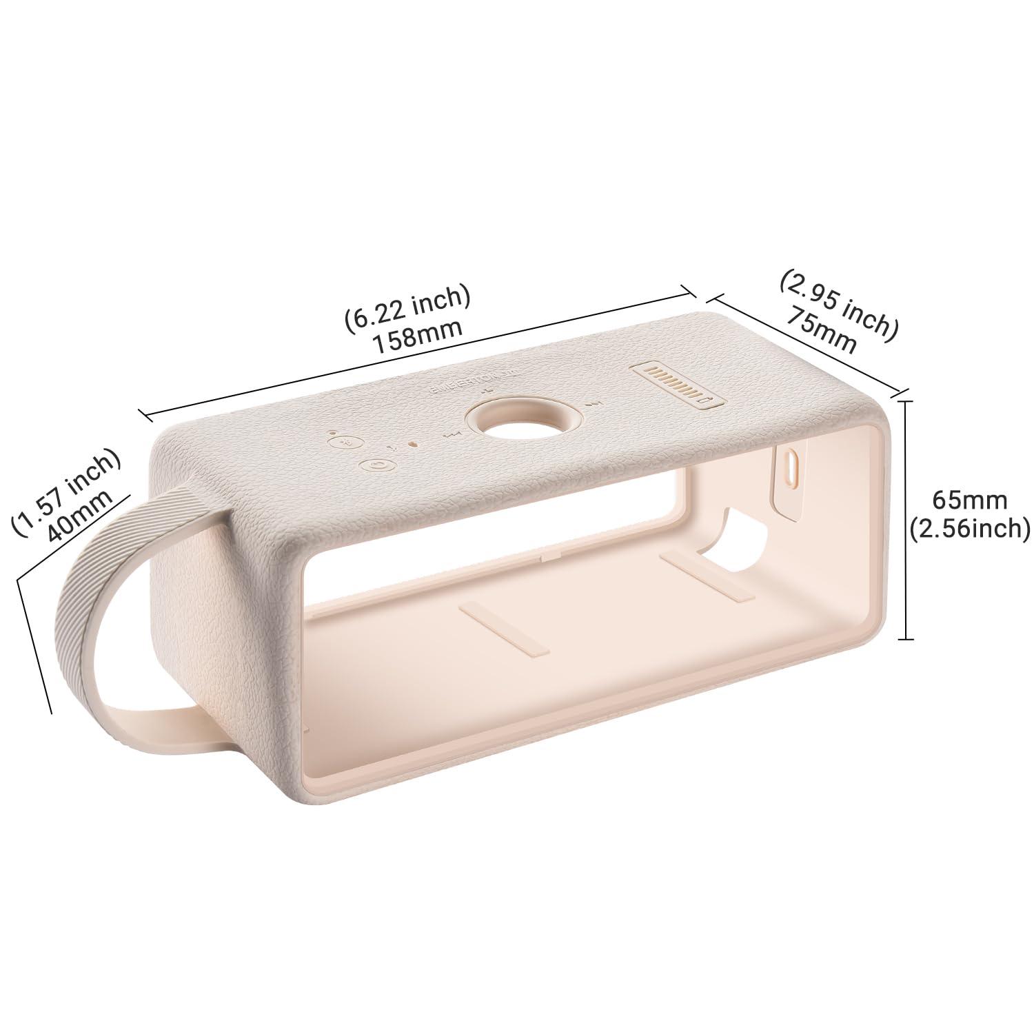 Honlyn Honlyn Silicone Cover Case for Marshall Emberton III Bluetooth Speaker, for Marshall Emberton iii Protective Skin Cover Travel Carrying Case Replacement Speaker Cover