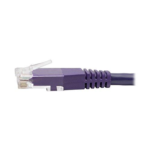 Tripp Lite Tripp Lite Cat6 Cat5e Gigabit Molded Patch Cable RJ45 M/M 550MHz Purple 50ft 50' (N200-050-PU)