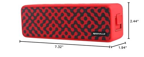 Rockville Rockville (2) Faze Red 50w Portable Bluetooth Speakers w/TWS Wireless Linking