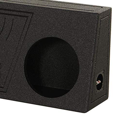 Q Power Q Power QBomb Single 10 Inch Vented Subwoofer Sub Box with Black Bedliner Spray