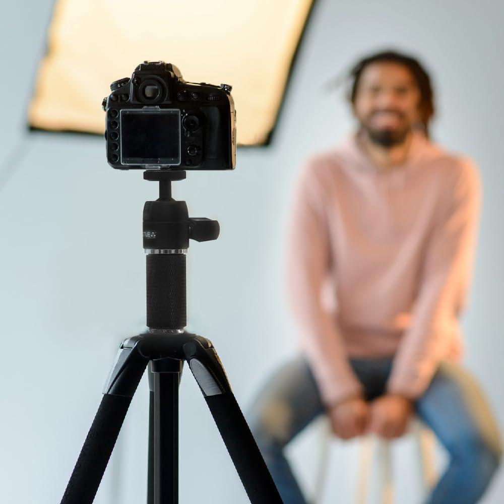 GRIFITI GRIFITI Nootle Paint Pole Adaptor 3/4-5 to 1/4-20 and Mini Ball Head Turns Painters Extension Poles into Camera Video Photo Mic Booms Adapter Painter\'s Adapters Extensioncamera Tripod Attachment