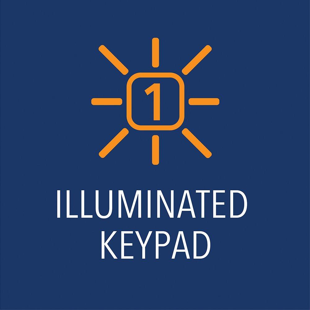 CHAMBERLAIN CHAMBERLAIN Clicker Keyless Entry KLIK2U-P2, Works with Chamberlain, LiftMaster, Craftsman, Genie and More, Security +2.0 Compatible Garage Door Opener Keypad, White