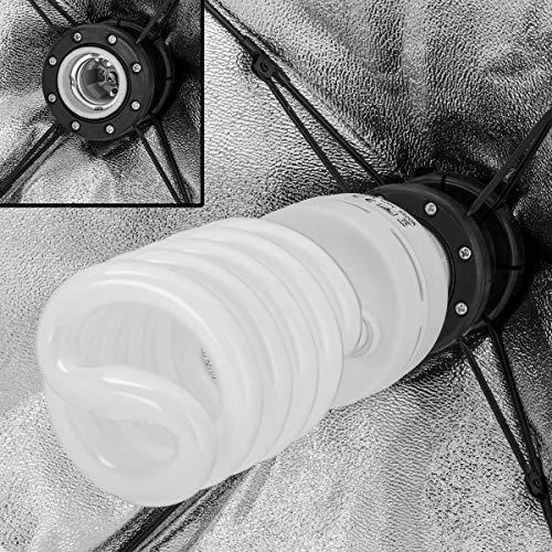 Flashpoint CLAR 2-Light SoftBox Kit, Fluorescent Lamps 5500K Bulbs, Stands & Carrying Case - Continuous Cool Lights