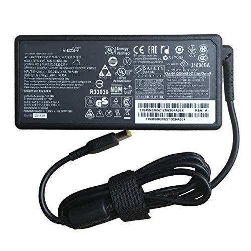HLTEK Laptop Charger 20V 6.75A 135W Slim AC Adapter for Lenovo Ideapad Z710 Ideapad Y50-70 Thinkpad t440p t450p t460p t530 t540 t540p t560 w510 ADL135NDC3A Power Supply 36200605 45N0361 45N0501