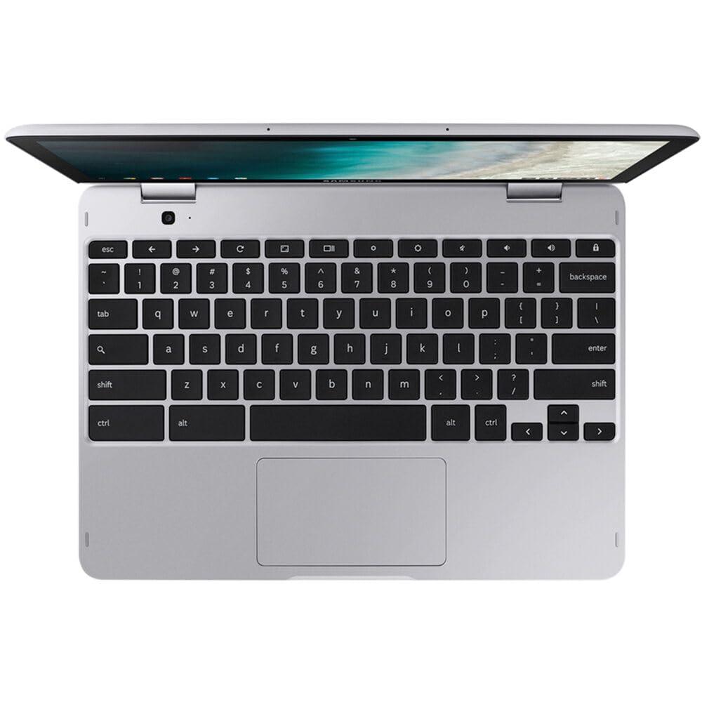 SAMSUNG SAMSUNG Chromebook Plus V2 12.2" FHD 2-in-1 Touch Laptop (Intel Celeron 3965Y 2-Core, 4GB RAM, 192GB Storage (64GB SSD+128GB Micro SD Card), Intel UHD 615, Chrome OS)