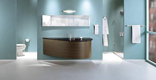 Moen Moen YB8824BN 90 Degree Modern 24-Inch Bathroom Single -Towel Bar, Brushed nickel